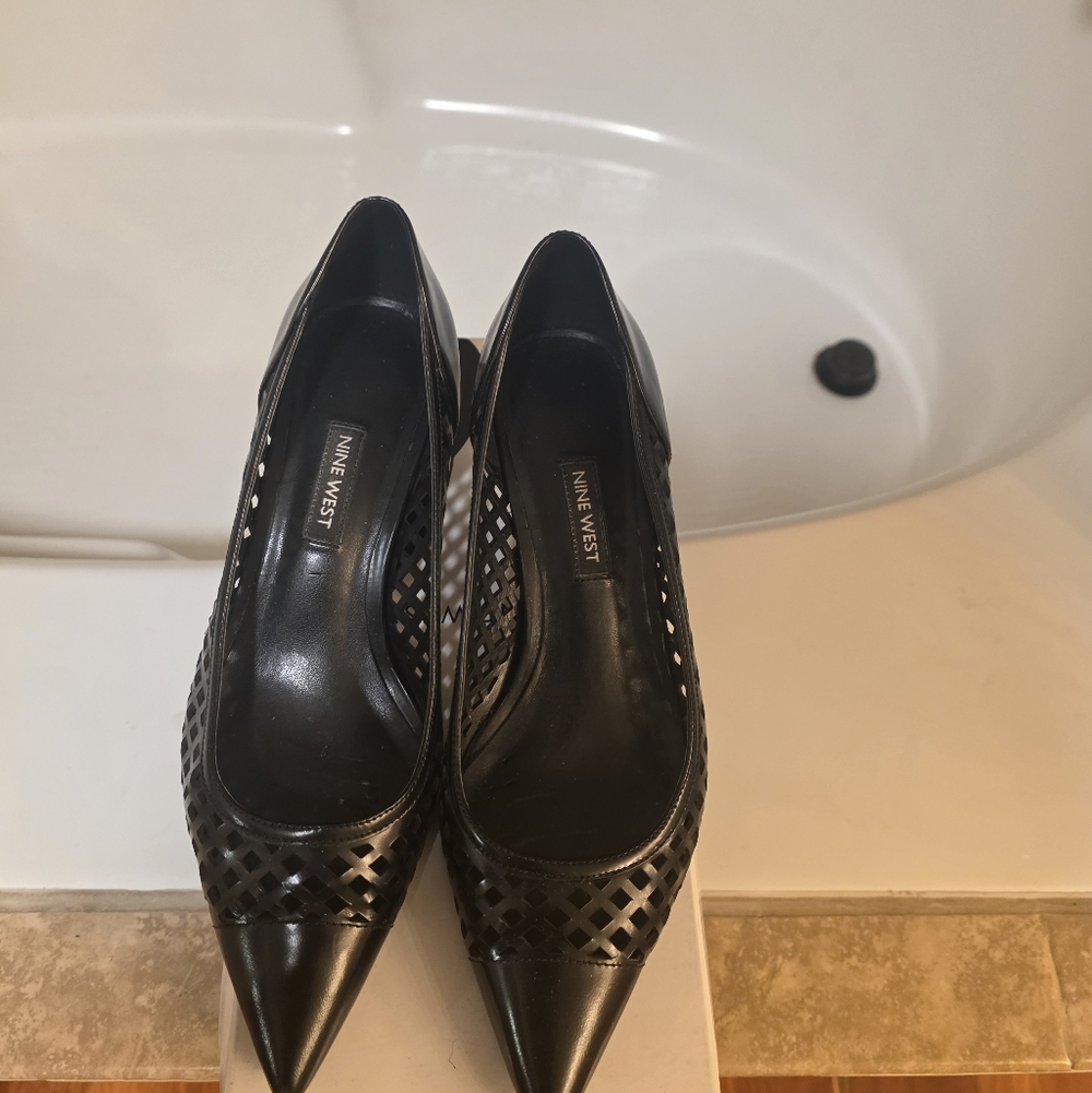 Nine West Black Heels 7M